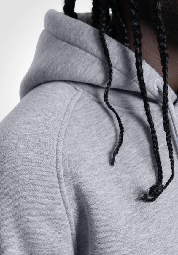 Boxy Raglan Hoodie - Melange Grey Online-Schn?ppchen – Bild 5