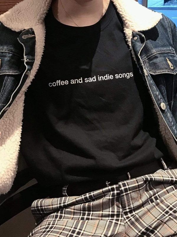 coffee and sad indie songs T-Shirt Verkauf