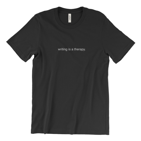 writing is a therapy. T-Shirt Online-Verkauf – Bild 4