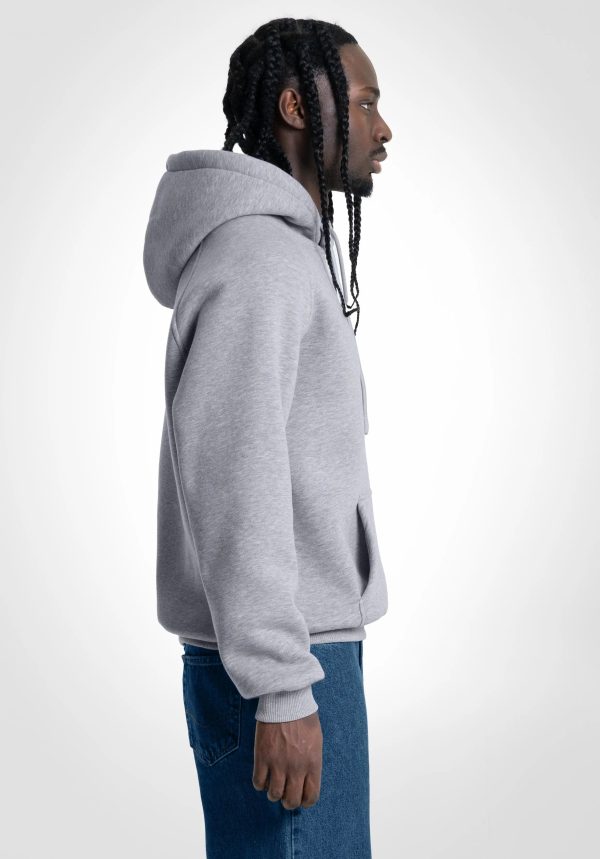 Boxy Raglan Hoodie - Melange Grey Online-Schn?ppchen – Bild 3