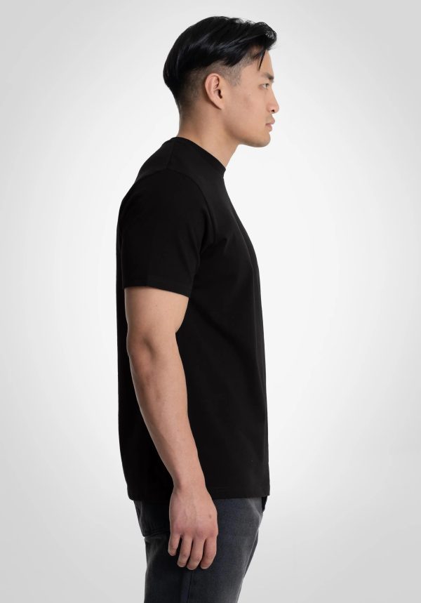 Heavy Regular Fit Tee - Black Rabatt – Bild 3