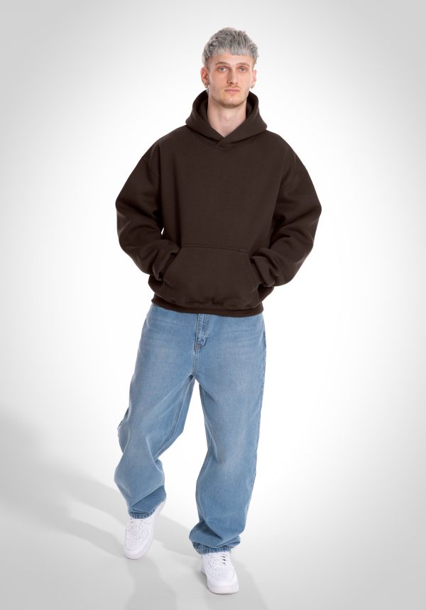Oversize Hoodie - Brown Online-Schn?ppchen – Bild 2