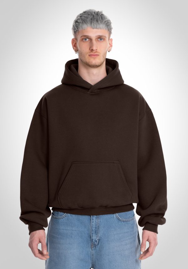 Oversize Hoodie - Brown Online-Schn?ppchen