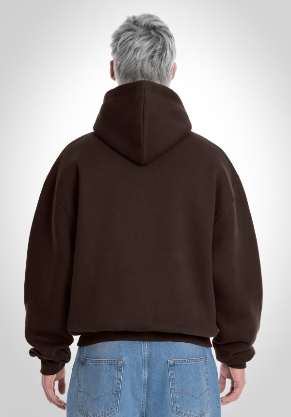 Oversize Hoodie - Brown Online-Schn?ppchen – Bild 4