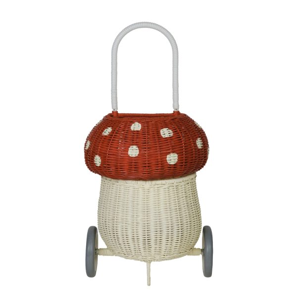 Rattan Mushroom Luggy - Red Im Angebot