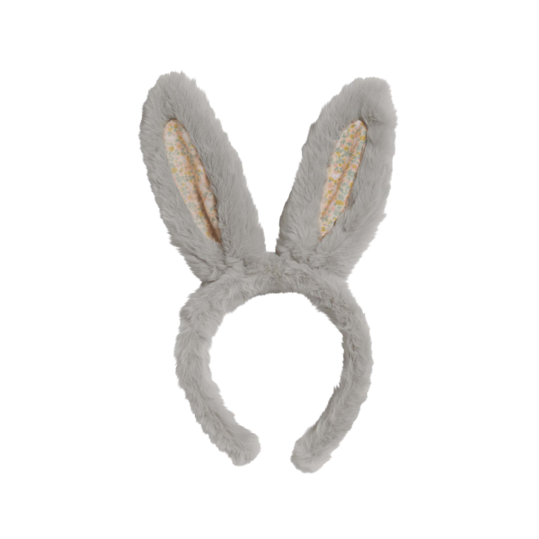 Fluffle Bunny Ear Headband - Smoke Online-Verkauf