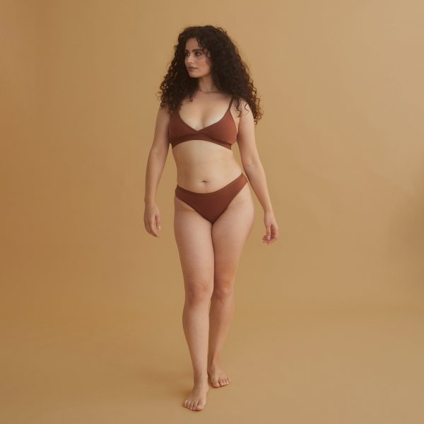 Tutti Organic Cotton Bralette - Chestnut Verkauf – Bild 4