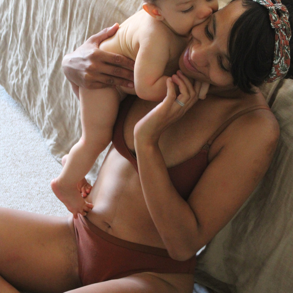 Blooma Organic Cotton Nursing Bra - Chestnut Online-Schn?ppchen – Bild 2